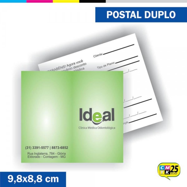 Detalhes do produto Postal Duplo