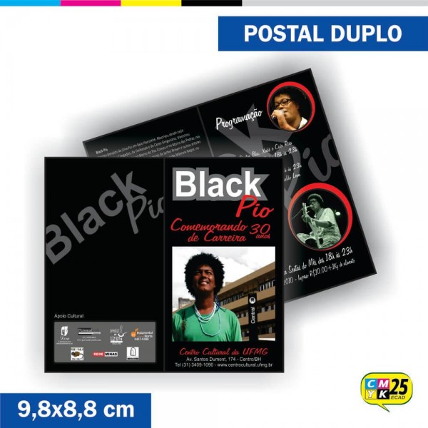 Detalhes do produto Postal Duplo - Premium