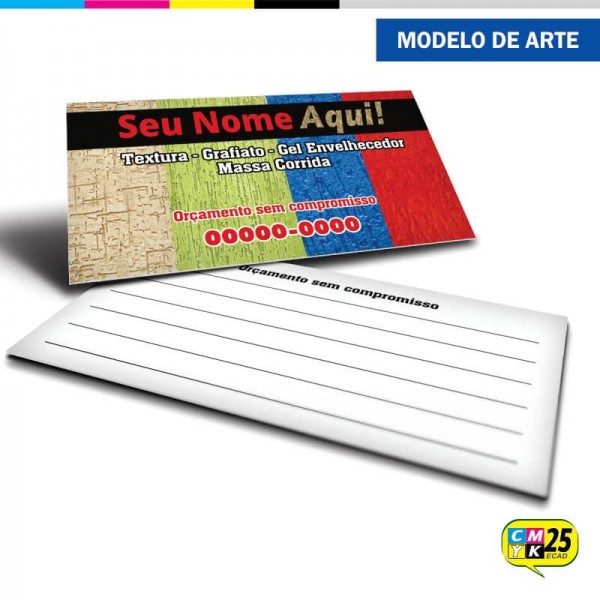 Detalhes do produto Cartão de Visita Pintor - 02