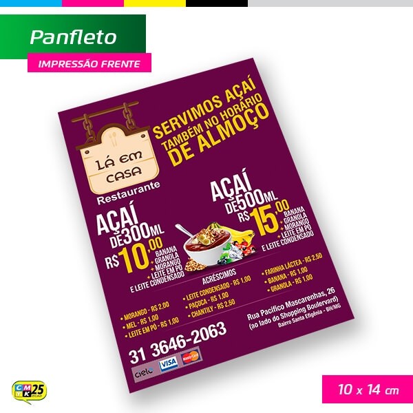 Detalhes do produto Panfleto A6 - 10X14cm - 1000 Unid.