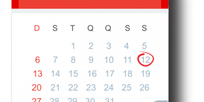 Material com data de evento Material com data de evento