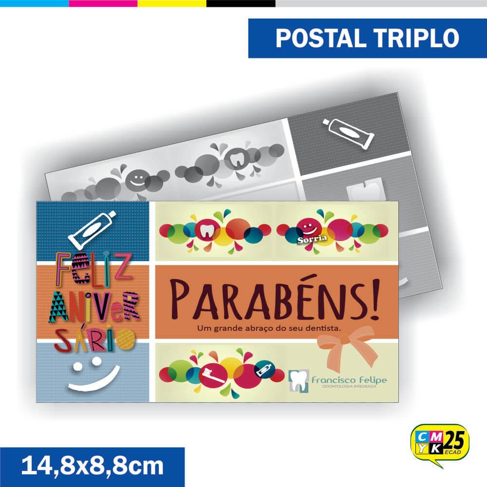 Postal Triplo