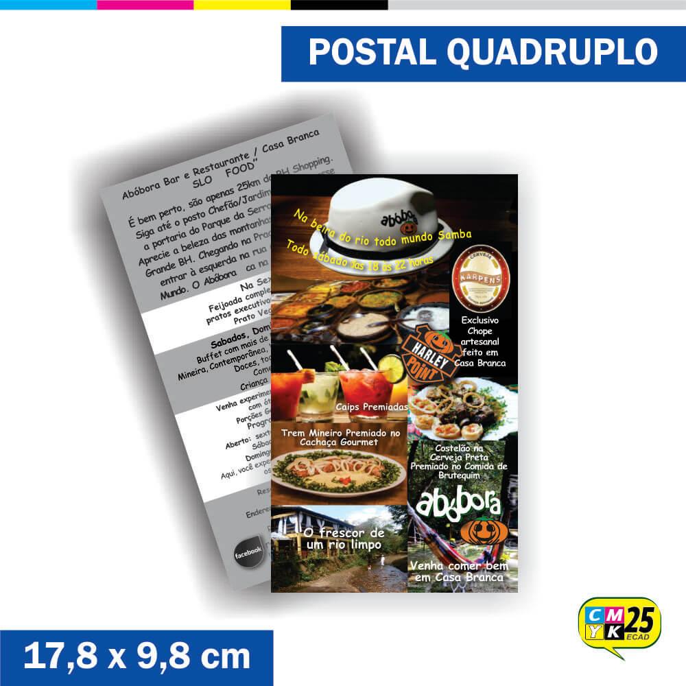 Postal Quadruplo