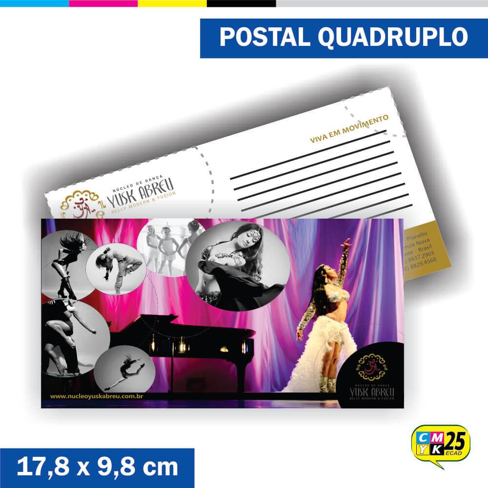 Postal Quadruplo - Premium