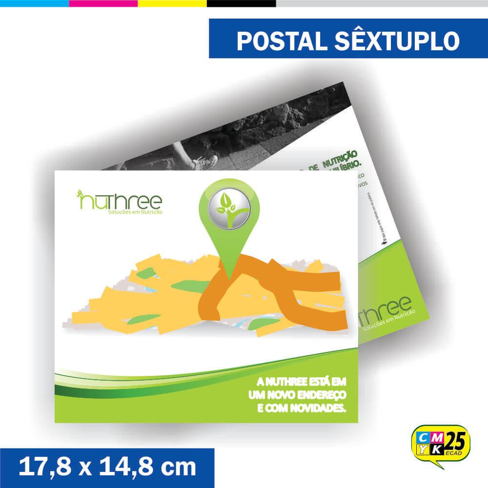 Postal Sêxtuplo - Premium