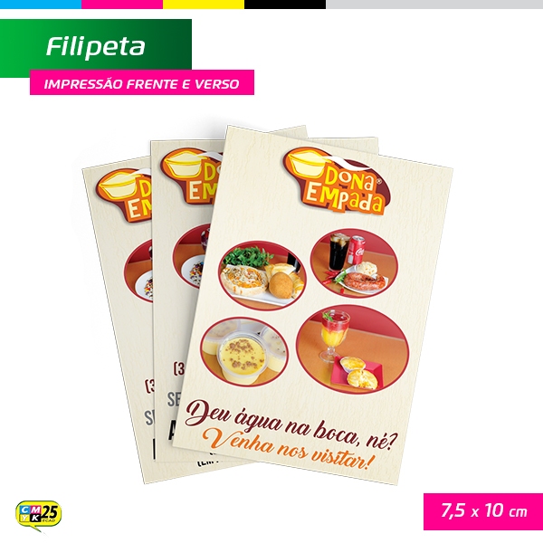 Filipeta - 4x4 - 5x15cm - 2.000 Unid