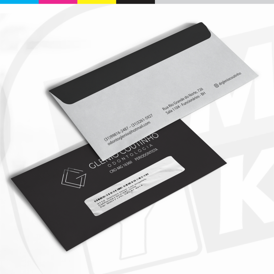 Envelope Carta com Janela - 23x11cm - AP 150g - 1x0 Cor - 1.000 unid